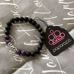 Paparazzi Stretch Bracelet- Modern Meditation, Purple